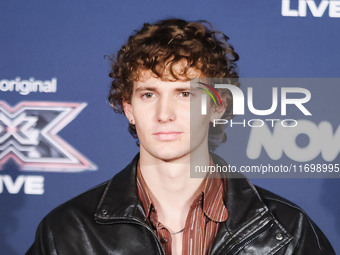 Pablo Murphy attends the photocall for the press conference of X Factor at Teatro Repower in Milan, Italy, on October 22, 2024. (