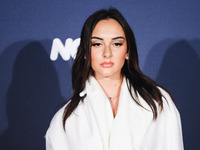 LOWRAH attends the photocall for the press conference of X Factor at Teatro Repower in Milan, Italy, on October 22, 2024 (