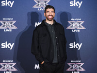 Gianluca Gazzoli attends the photocall for the press conference of X Factor at Teatro Repower in Milan, Italy, on October 22, 2024. (