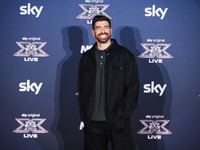 Gianluca Gazzoli attends the photocall for the press conference of X Factor at Teatro Repower in Milan, Italy, on October 22, 2024. (