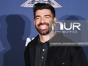 Gianluca Gazzoli attends the photocall for the press conference of X Factor at Teatro Repower in Milan, Italy, on October 22, 2024. (