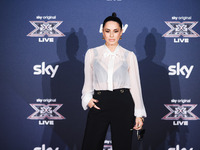 Paola Iezzi attends the photocall for the press conference of X Factor at Teatro Repower in Milan, Italy, on October 22, 2024 (