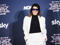 Giorgia attends the photocall for the press conference of X Factor at Teatro Repower in Milan, Italy, on October 22, 2024 (