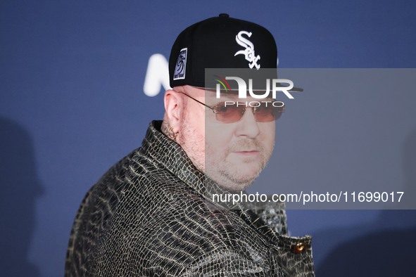 Jake La Furia attends the photocall for the press conference of X Factor at Teatro Repower in Milan, Italy, on October 22, 2024 