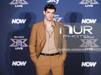 Achille Lauro attends the photocall for the press conference of X Factor at Teatro Repower in Milan, Italy, on October 22, 2024 (