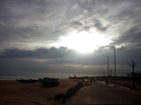 Fishermen And The Members Of Their Community Are See At The Bay Of Bengal Sea's Eastern Coast Chandrabhaga Beach At Konark , 65 Km Away From...