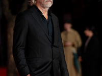 Tommaso Ragno attends the ''L'Isola Degli Idealisti'' red carpet during the 19th Rome Film Festival at Auditorium Parco Della Musica in Rome...