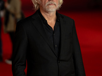 Tommaso Ragno attends the ''L'Isola Degli Idealisti'' red carpet during the 19th Rome Film Festival at Auditorium Parco Della Musica in Rome...