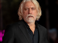 Tommaso Ragno attends the ''L'Isola Degli Idealisti'' red carpet during the 19th Rome Film Festival at Auditorium Parco Della Musica in Rome...