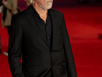 Tommaso Ragno attends the ''L'Isola Degli Idealisti'' red carpet during the 19th Rome Film Festival at Auditorium Parco Della Musica in Rome...