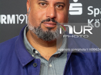 Michael Premo, a filmmaker who receives the Der Phoenix Preis, is seen on the red carpet of Film Palast in Cologne, Germany, on October 23,...