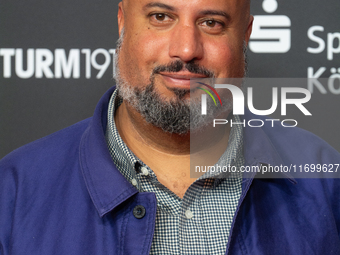 Michael Premo, a filmmaker who receives the Der Phoenix Preis, is seen on the red carpet of Film Palast in Cologne, Germany, on October 23,...