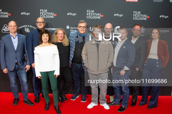 Hape Kerkeling, a German actor, Julius Weckauf, a German actor, Isabel Varell, a German actress, Christiane Hinz, head of WDR documentary pr...