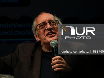 Eliot Weinberger participates in a panel discussion during the 16. Joseph Conrad International Literature Festival in Krakow, Poland on Octo...