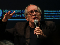 Eliot Weinberger participates in a panel discussion during the 16. Joseph Conrad International Literature Festival in Krakow, Poland on Octo...