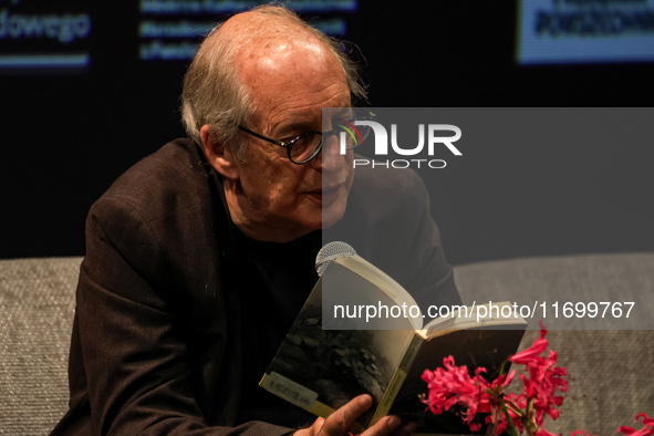 Eliot Weinberger participates in a panel discussion during the 16. Joseph Conrad International Literature Festival in Krakow, Poland on Octo...