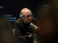 Eliot Weinberger participates in a panel discussion during the 16. Joseph Conrad International Literature Festival in Krakow, Poland on Octo...