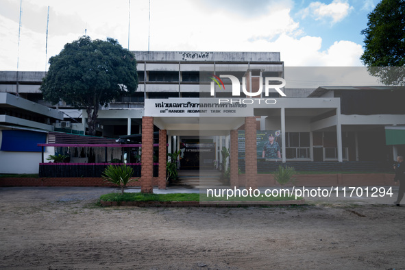 A general view of the 22nd Ranger Regiment Task Force headquarters in Yala. Special Forces, the Black Army, and Volunteer Force Operations i...