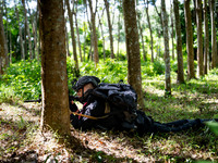 Snipers patrol the jungle in Pattani. Special Forces, the Black Army, and Volunteer Force Operations in Thailand's Deep South perform intell...