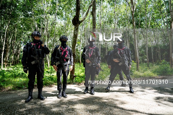 Snipers patrol the jungle in Pattani. Special Forces, the Black Army, and Volunteer Force Operations in Thailand's Deep South perform intell...