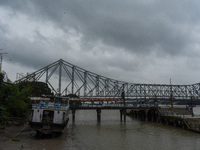 Storm clouds are seen over Kolkata, India, on October 24, 2024, as Severe Cyclonic Storm Dana starts its landfall process. The Regional Mete...