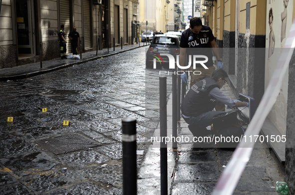 A 15-year-old boy with no criminal record is killed in the city center of Naples, Italy, on October 24, 2024. The shooting, in which the you...