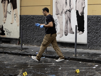 A 15-year-old boy with no criminal record is killed in the city center of Naples, Italy, on October 24, 2024. The shooting, in which the you...