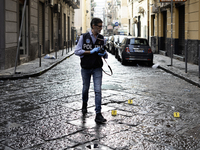 A 15-year-old boy with no criminal record is killed in the city center of Naples, Italy, on October 24, 2024. The shooting, in which the you...