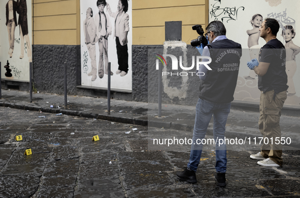 A 15-year-old boy with no criminal record is killed in the city center of Naples, Italy, on October 24, 2024. The shooting, in which the you...