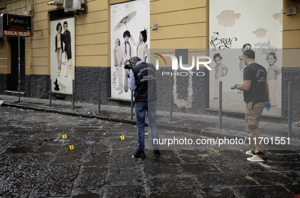 A 15-year-old boy with no criminal record is killed in the city center of Naples, Italy, on October 24, 2024. The shooting, in which the you...