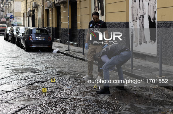 A 15-year-old boy with no criminal record is killed in the city center of Naples, Italy, on October 24, 2024. The shooting, in which the you...