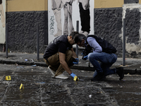 A 15-year-old boy with no criminal record is killed in the city center of Naples, Italy, on October 24, 2024. The shooting, in which the you...