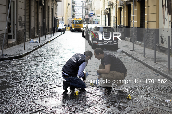 A 15-year-old boy with no criminal record is killed in the city center of Naples, Italy, on October 24, 2024. The shooting, in which the you...