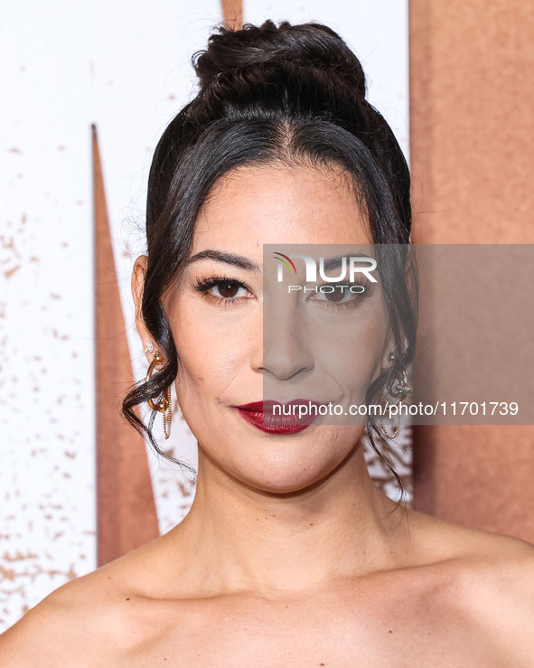 Czarina Mireles arrives at the Los Angeles Premiere Of Paramount+'s Original Series 'Lioness' Season 2 held at the Academy of Motion Picture...