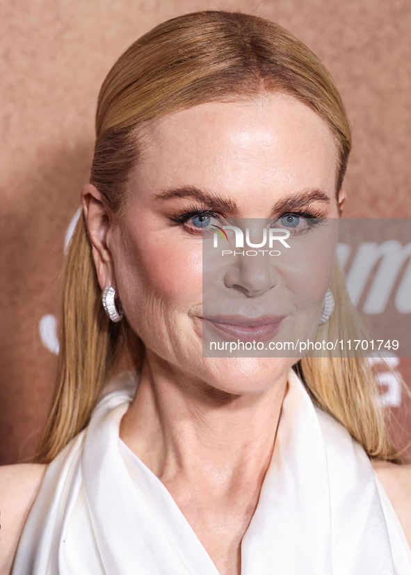 Nicole Kidman wearing Bottega Veneta SS25 RTW arrives at the Los Angeles Premiere Of Paramount+'s Original Series 'Lioness' Season 2 held at...