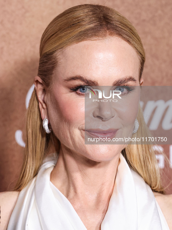 Nicole Kidman wearing Bottega Veneta SS25 RTW arrives at the Los Angeles Premiere Of Paramount+'s Original Series 'Lioness' Season 2 held at...