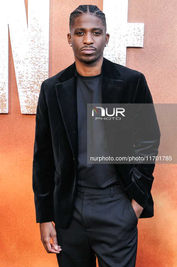 Samuel Arnold arrives at the Los Angeles Premiere Of Paramount+'s Original Series 'Lioness' Season 2 held at the Academy of Motion Picture A...