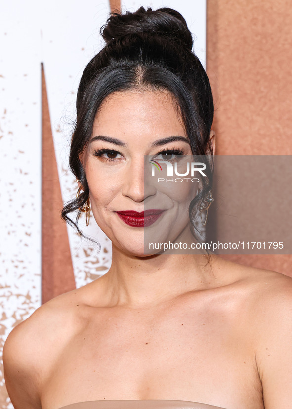 Czarina Mireles arrives at the Los Angeles Premiere Of Paramount+'s Original Series 'Lioness' Season 2 held at the Academy of Motion Picture...