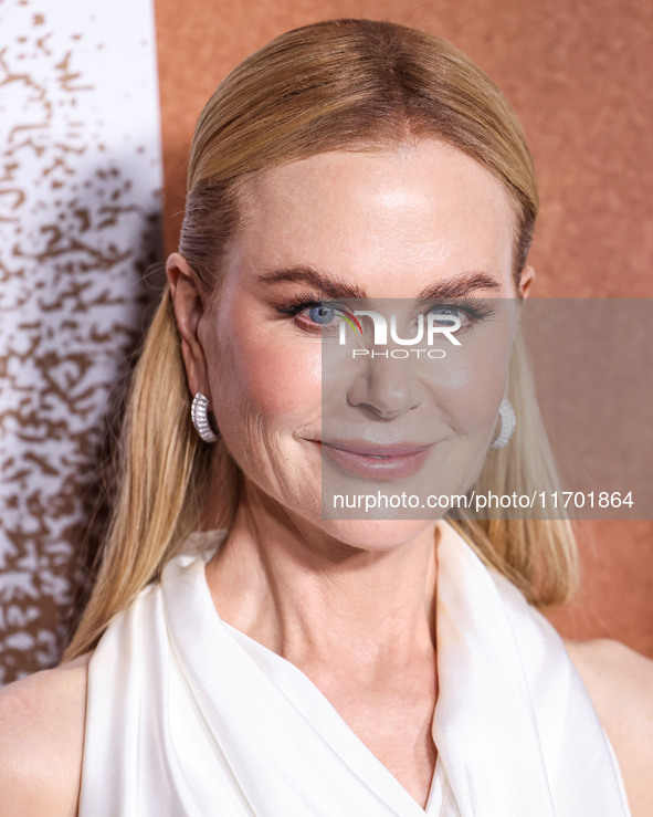 Nicole Kidman wearing Bottega Veneta SS25 RTW arrives at the Los Angeles Premiere Of Paramount+'s Original Series 'Lioness' Season 2 held at...