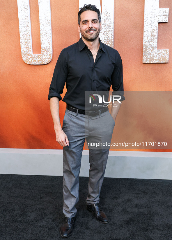 Paul Diaz arrives at the Los Angeles Premiere Of Paramount+'s Original Series 'Lioness' Season 2 held at the Academy of Motion Picture Arts...