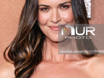 Odette Annable arrives at the Los Angeles Premiere Of Paramount+'s Original Series 'Lioness' Season 2 held at the Academy of Motion Picture...