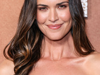 Odette Annable arrives at the Los Angeles Premiere Of Paramount+'s Original Series 'Lioness' Season 2 held at the Academy of Motion Picture...