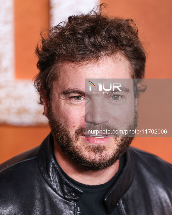 Emile Hirsch arrives at the Los Angeles Premiere Of Paramount+'s Original Series 'Lioness' Season 2 held at the Academy of Motion Picture Ar...