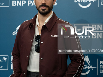 Gianmarco Saurino attends the ''La legge di Lidia Poet - Seconda Stagione'' photocall during the 22nd Alice Nella Citta at Auditorium Parco...