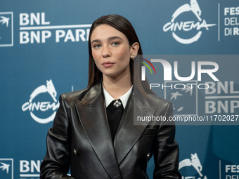 Matilda De Angelis attends the ''La legge di Lidia Poet - Seconda Stagione'' photocall during the 22nd Alice Nella Citta at Auditorium Parco...