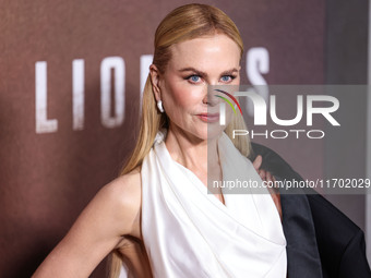 Nicole Kidman wearing Bottega Veneta SS25 RTW arrives at the Los Angeles Premiere Of Paramount+'s Original Series 'Lioness' Season 2 held at...