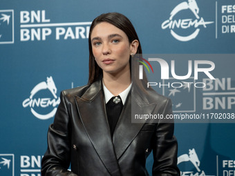 Matilda De Angelis attends the ''La legge di Lidia Poet - Seconda Stagione'' photocall during the 22nd Alice Nella Citta at Auditorium Parco...