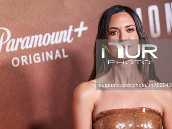 Odette Annable arrives at the Los Angeles Premiere Of Paramount+'s Original Series 'Lioness' Season 2 held at the Academy of Motion Picture...