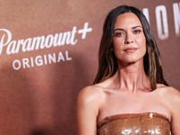 Odette Annable arrives at the Los Angeles Premiere Of Paramount+'s Original Series 'Lioness' Season 2 held at the Academy of Motion Picture...