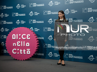 Matilda De Angelis attends the ''La legge di Lidia Poet - Seconda Stagione'' photocall during the 22nd Alice Nella Citta at Auditorium Parco...